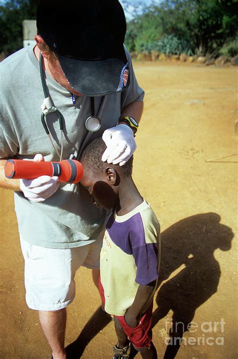 Ear Examination Photograph By Jason Kelvin Science Photo Library Fine