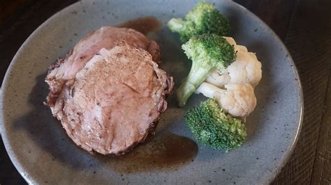 Roasted Pork Tenderloin With Au Jus Food Spark