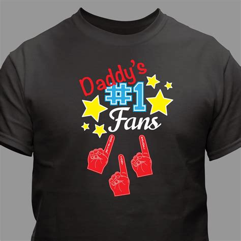 Personalized 1 Dad Shirt GiftsForYouNow