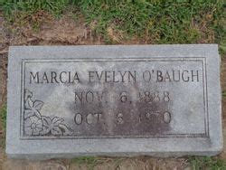 Marcia Evelyn Phillips O Baugh M Morial Find A Grave