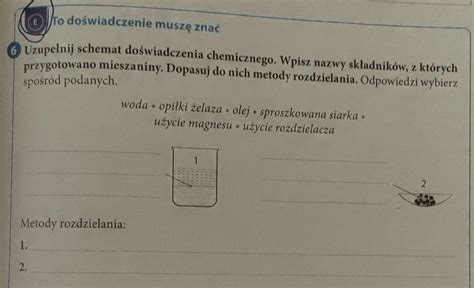 Chemia Nowej Ery Zeszyt ćwiczeń kl 7ćw 6 s 15 Brainly pl