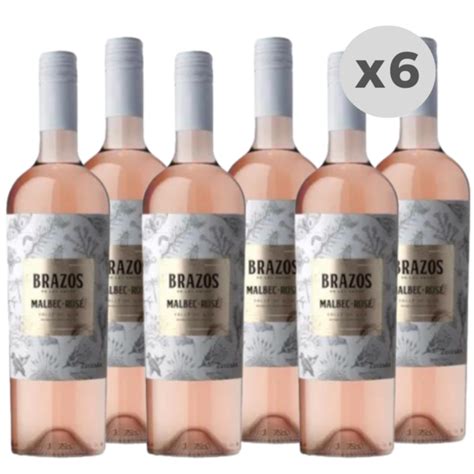 Vino Zuccardi Brazos De Los Andes Malbec Rose X 6