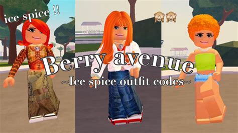 Ice Spice Outfit Codes In Berry Avenue ♡︎ Micsrodys Youtube