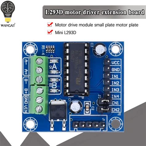 1pcs Mini 4CH 4 Channel Motor Drive Driver Shield L293 L293D Expansion