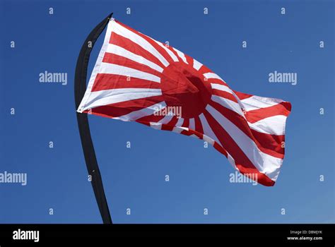 Rising sun flag hi-res stock photography and images - Alamy