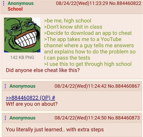 Anon Learns Like A Normal Person R Greentext Greentext Stories