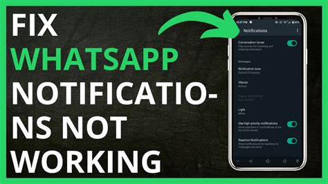 How To Fix WhatsApp Notifications Not Working In 2024 YouTube