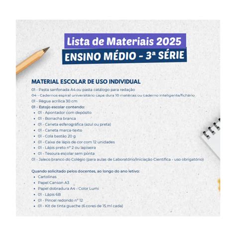 Lista de Material Escolar para Imprimir: 20 Modelos Grátis para Todas ...