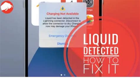 Fix 'Liquid Detected in Lightning Connector’ in iPhone?