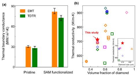 A Thermal Boundary Conductance Of Pristine And Sam Functionalized