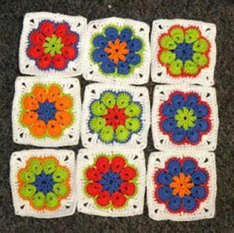 Turn The African Flower Hexagon Into A Granny Square By Blij Dat Ik