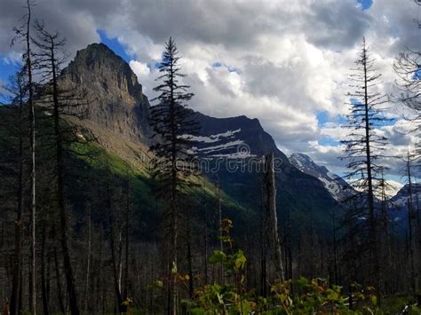 Citadel Mountain Glacier National Park Stock Image Image Of Explore