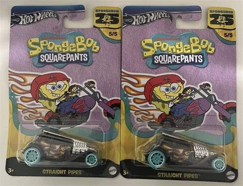 Yahoo オークション HOT WHEELS SPONGEBOB SQUAREPANTS STRAIGHT PI
