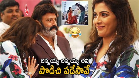 Balakrishna Hilarious Fun With Varalaxmi Sarathkumar Veera Simha