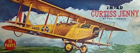 Atlantis JN 4D Curtiss Jenny Plastic Model Airplane Kit 1 48 Scale 534