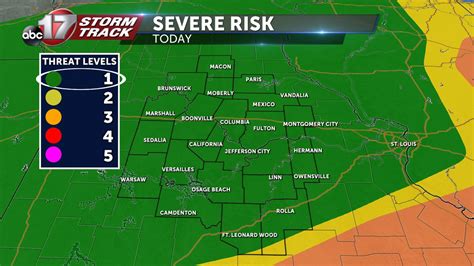 Weather Alert Day Severe Threat Lowered For Sunday Abc17news