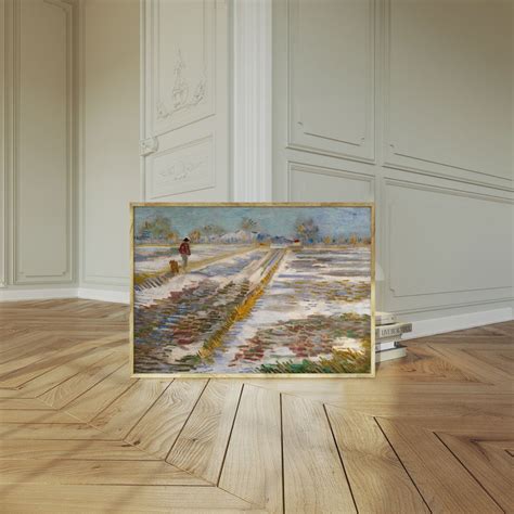 Landscape with Snow Wall Art By Vincent van Gogh – Style My Wall