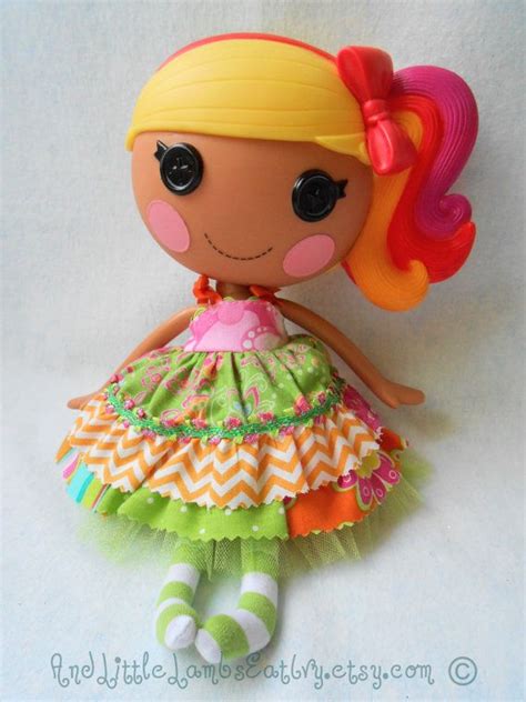 Lalaloopsy Layer Cake Dress Green And Orange Etsy