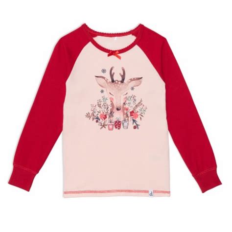 Organic Cotton Two Piece Printed Pajama Set With Deer 18m Kroger