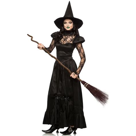 Buy 2018 New Plus Size Sexy Black Witch Costumes Party