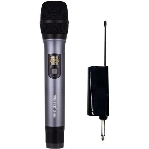 Microphone Microphone Micro Sans Fil De Poche Uhf Avec Mini Récepteur