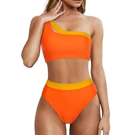 Maillot de bain sexy imprimé léopard bikini semble deux pièces soutigorge push up culotte taille