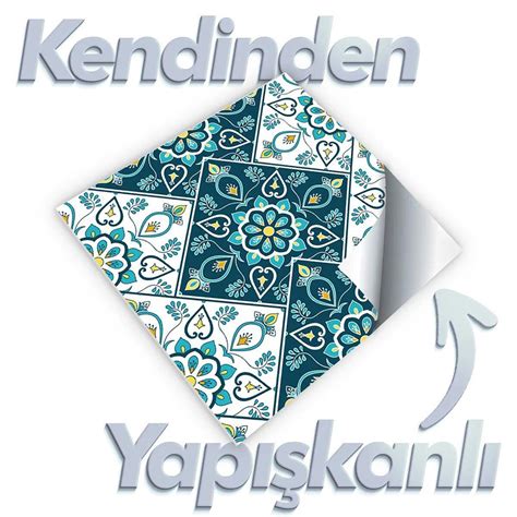 Boss Tape Yapışkanlı Pvc Karo Flower Mosaıc 30x30cm