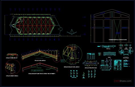 Steel Factory Plan And Elevation Autocad Dwg File Cad Templates Images