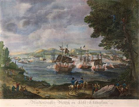 Battle Of Lake Champlain Nthomas Macdonoughs Victory At The Battle Of