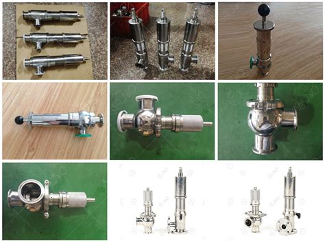 Sanitary Stainless Steel Clamped Safety Valve China J O Fluid Control