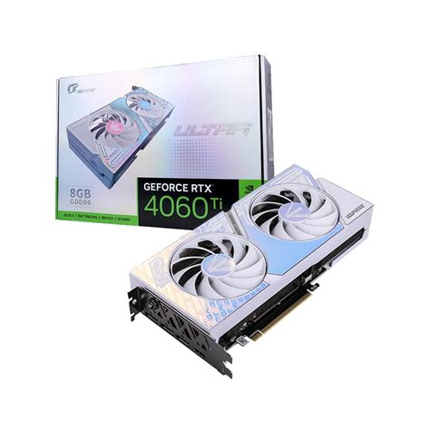 การ์ดจอ Colorful Vga Igame Rtx 4060 Ti Ultra W Duo Oc 8gb V 8gb Gddr6