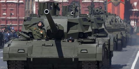 Russia Claims Its Next Generation T 14 Armata Tank Can Run On Mars Business Insider