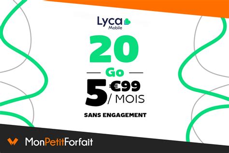 Forfait pas cher pas de temps à perdre avec les offres 5G Lyca Mobile