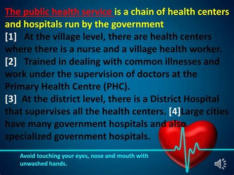 Role Of The Govt In Health Class 7th Civics PPT