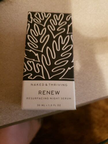 Naked Thriving Renew Resurfacing Night Serum 30mL 1fl Oz NEW IN BOX