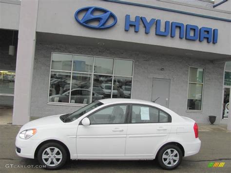 2009 Nordic White Hyundai Accent GLS 4 Door 25537750 Photo 3