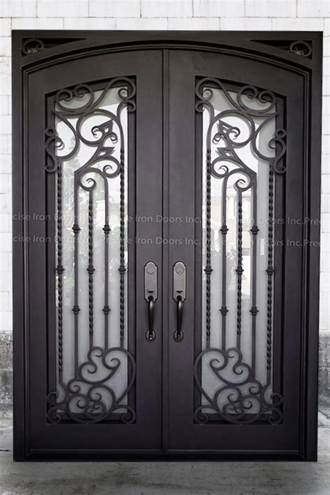 Melrose Double Entry Iron Doors Precise Iron Doors