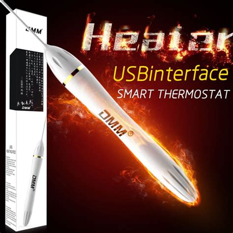DMM USB Heating Rod Smart Thermostat Vagina Warmer For Male Ma