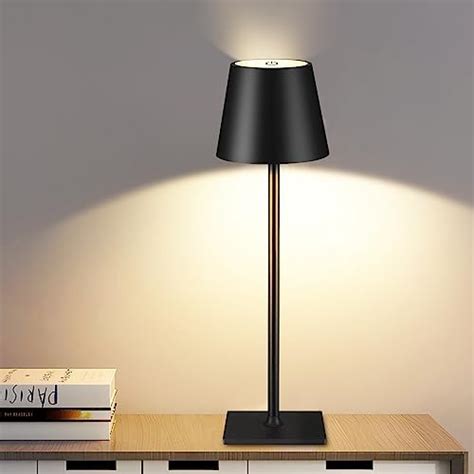 Cordless Table Lamp Portable Led Desk Lamp Battery Operated Table Light