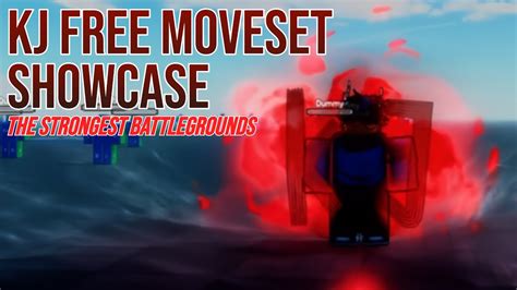 KJ Free Moveset Game Showcase The Strongest Battlegrounds YouTube