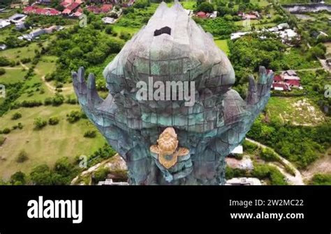 Landscape Picture Of Tallest Garuda Wisnu Kencana Gwk Statue As Bali