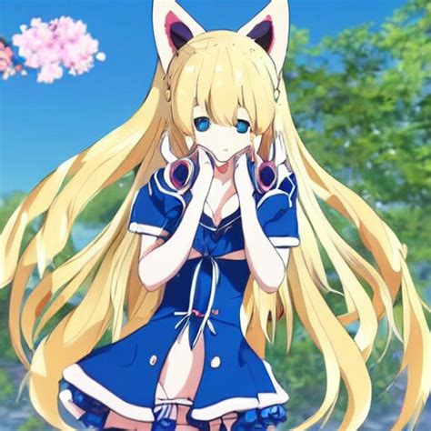 Lexica A Full Body Of A Beautiful Kawaii Anime Girl With Fox Ears