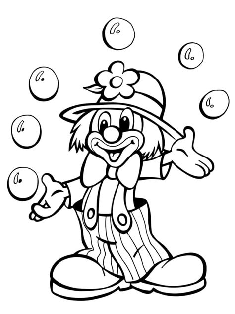 Coloriage Clown à imprimer sur ColoriageEnfant