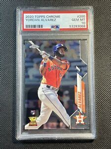 Yordan Alvarez Topps Chrome Base Psa Price Guide Sports