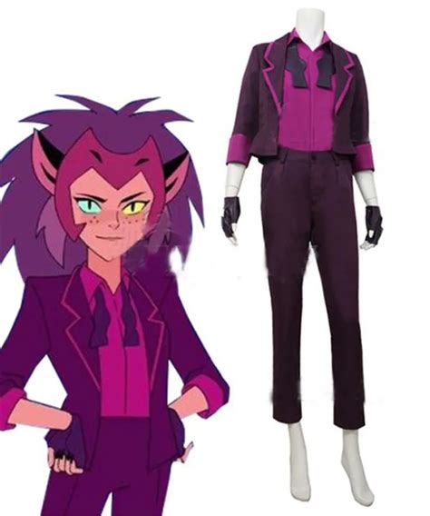 Cosplaydiy Anime She Ra And The Princesses Of Power Catra New Cosplay Costume Adult Suit L320