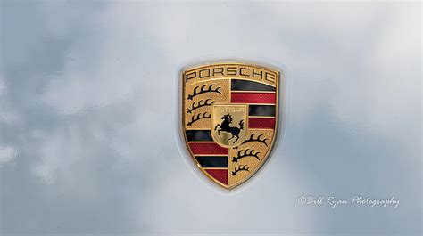 Porsche emblem Photograph by Bill Ryan - Pixels