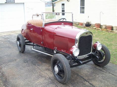 FORD MODEL A ROADSTER TRADITIONAL BANGER STEELTROG OPEN WHEEL HOT ROD SCTA For Sale