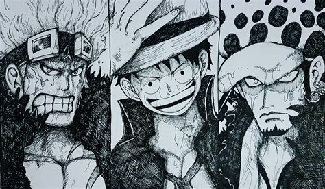 My recreation of the Sabaody Trio : r/OnePiece