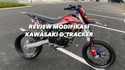 Modifikasi Supermoto Kawasaki Dtracker Se Klx Hallodem