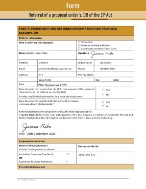 Fillable Online S Epa Referral Form Pdf Fax Email Print Pdffiller